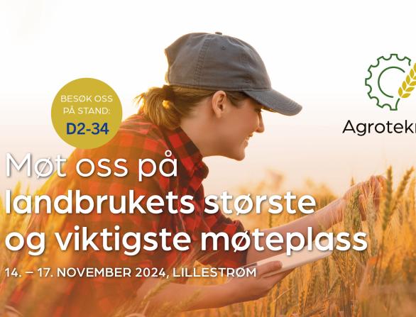 Vi deltar på Agroteknikk 2024!